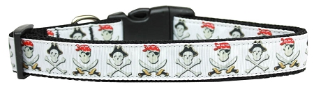 Jolly Roger Nylon Cat Collar